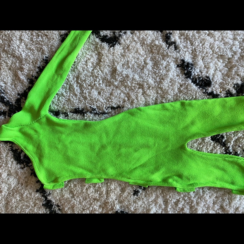 One arm Romper with side cut outs